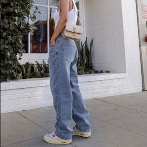 AGOLDE Trendy Wide Leg Jeans - Bought from Aritzia